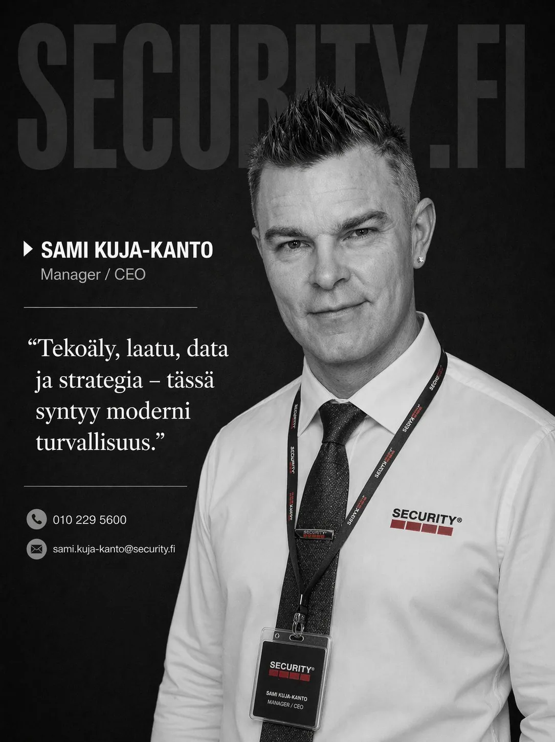 Sami Kuja-Kanto, CEO ja turvallisuusasiantuntija – SecurityFi