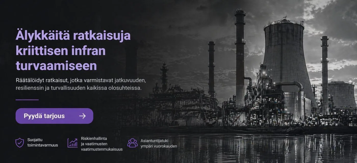 Kriittinen infrastruktuuri – aluevalvonta ja NIS2