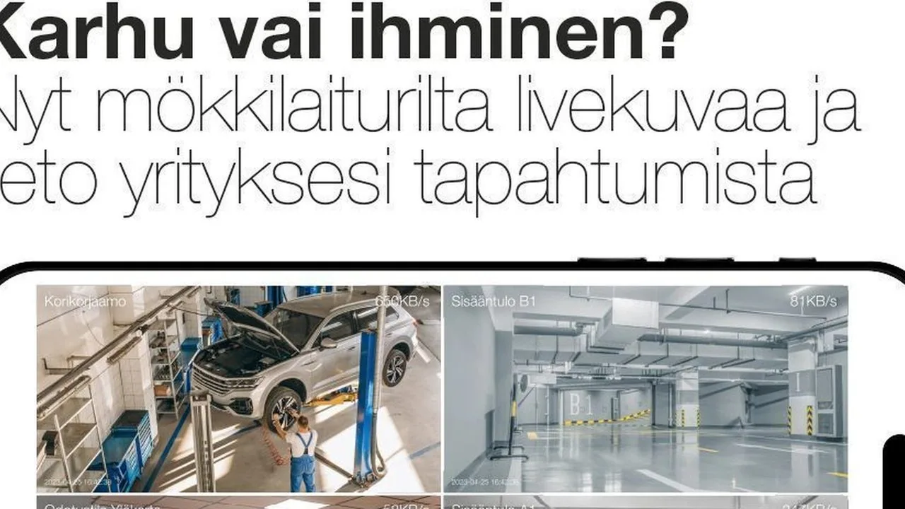 Etähallinta kameravalvonta – SecurityFi