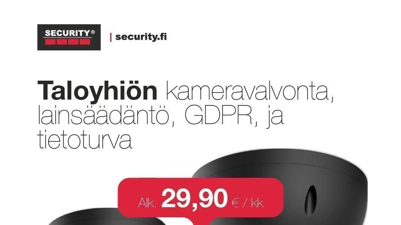 GDPR ja kameravalvonta – rekisterinpitäjän velvollisuudet ja tietosuojaperiaatteet