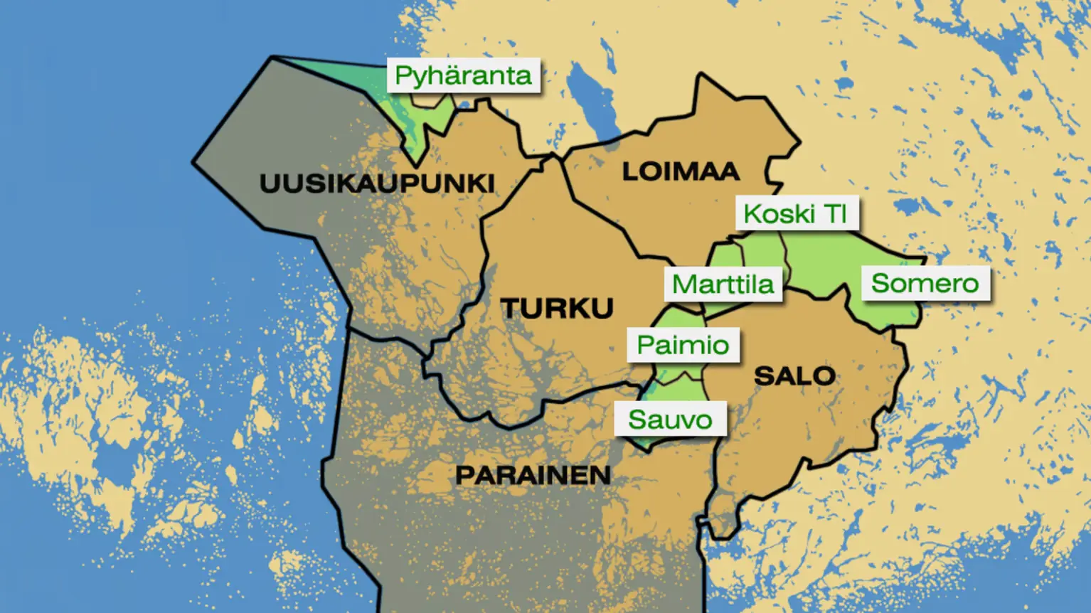 Varsinais-Suomi saaristo ilmakuva – AI-kameravalvonta saaristossa ja rannikolla