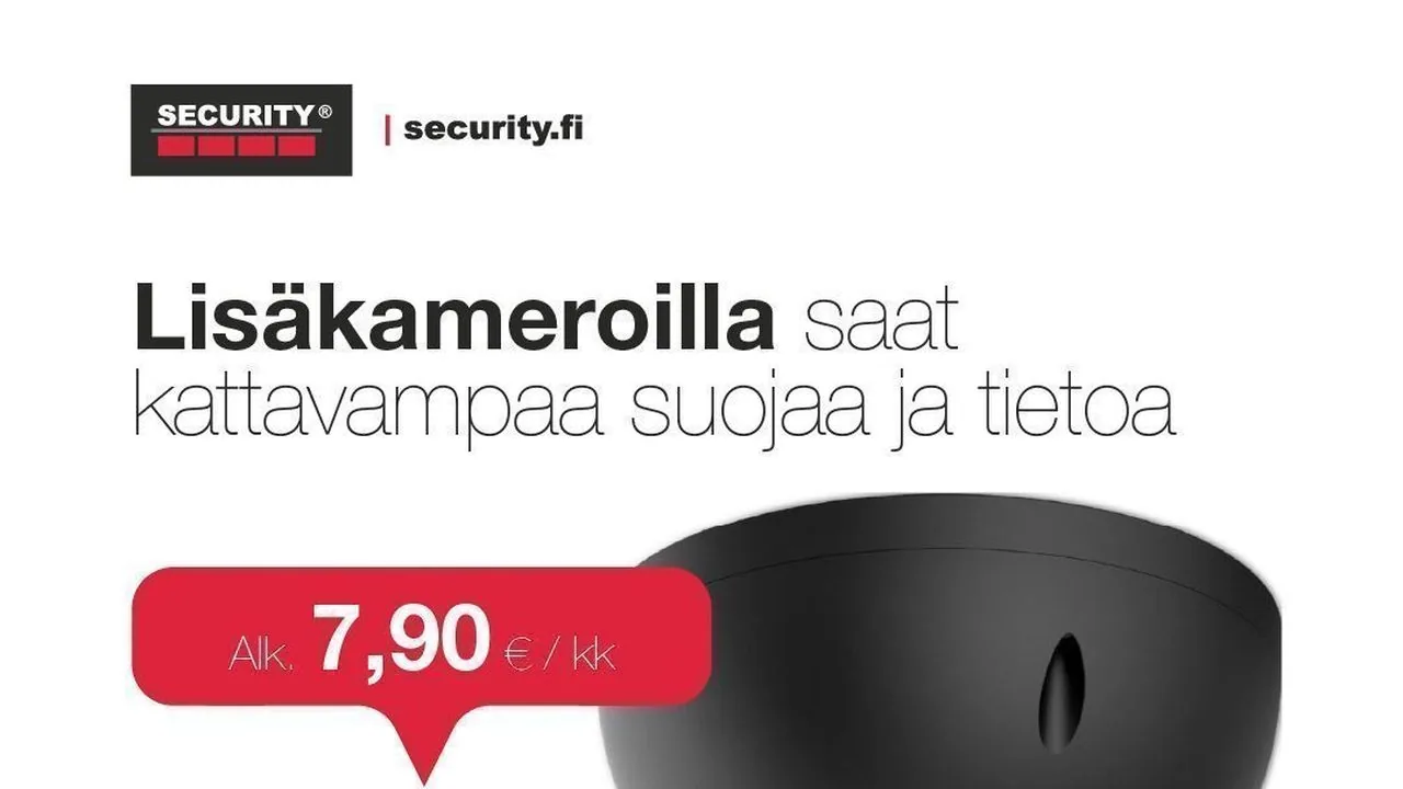 Lisäpalvelut omiin kameroihin – SecurityFi